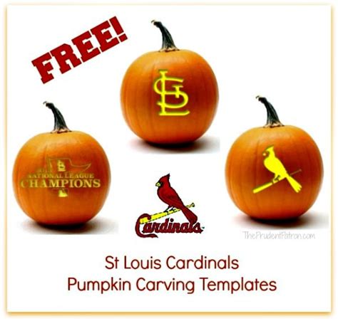 Free Printable St Louis Cardinals Pumpkin Carving Templates
