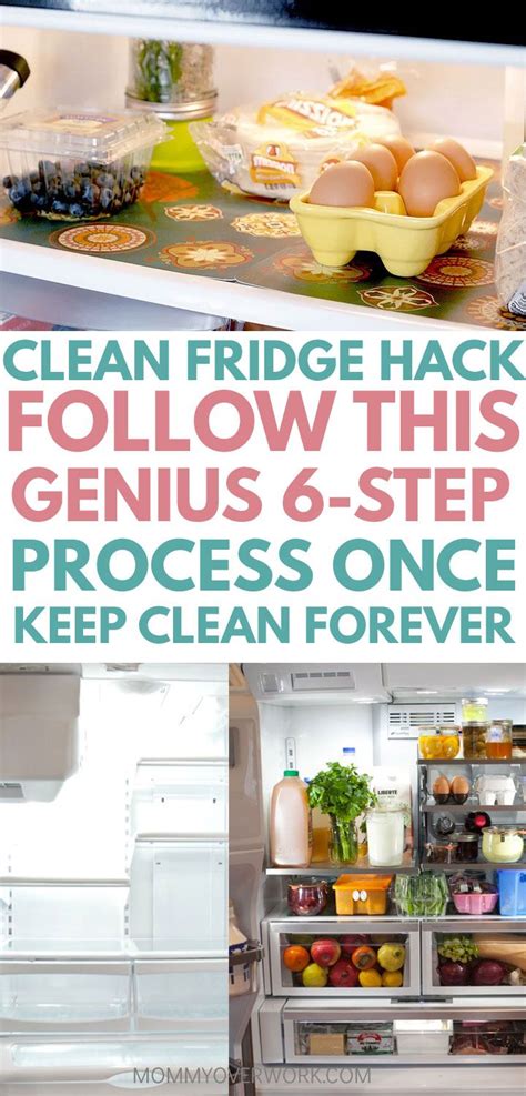 6 Simple Steps To A Spotlessly Clean Refrigerator Clean Fridge Clean