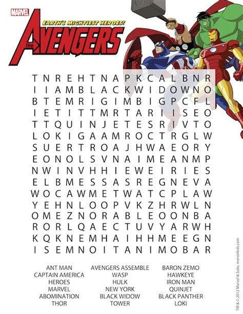 Free Superhero Printables Word Searches Mazes Clipart Backgrounds