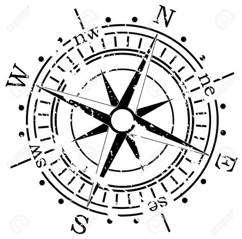 Nautical Compass Drawing At Getdrawings Free Download