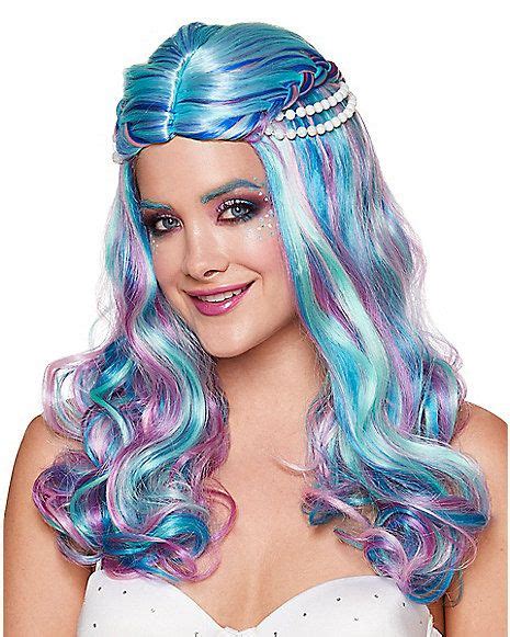 Beaded Mermaid Wig Mermaid Wig Wigs Halloween