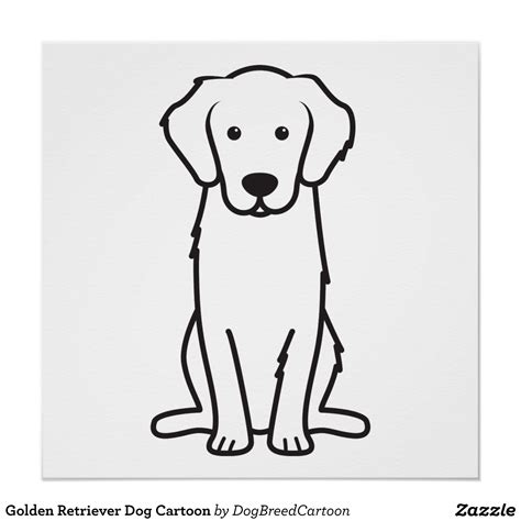 Golden Retriever Drawing Outline Labrador Dog Retriever Golden