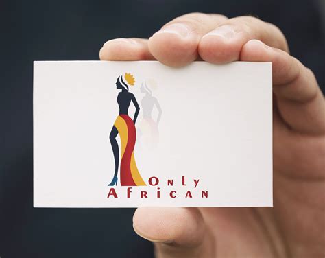 Only African Fashion Logo African Logo African Fashion Logo Design