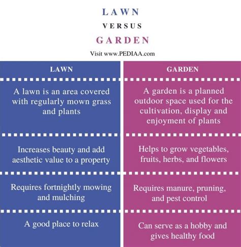 What Is The Difference Between Lawn And Garden Pediaacom