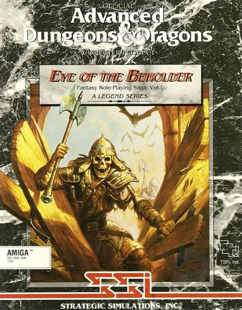 Advanced Dungeons And Dragons Eye Of The Beholder Fiche Rpg Reviews