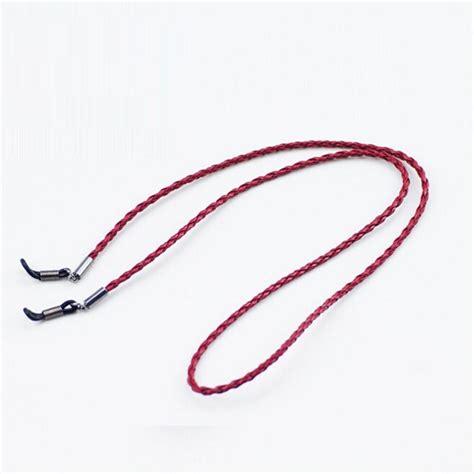 The commercial style lanyard and the cosmetic style lanyard. Braided PU Leather Eyeglasses Sunglasses Eyewear Spectacle ...