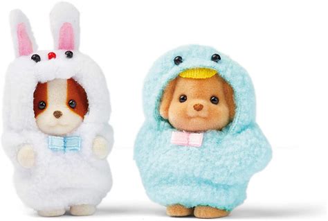 Calico Critters Limited Edition Costume Cuties Bunny And Birdie