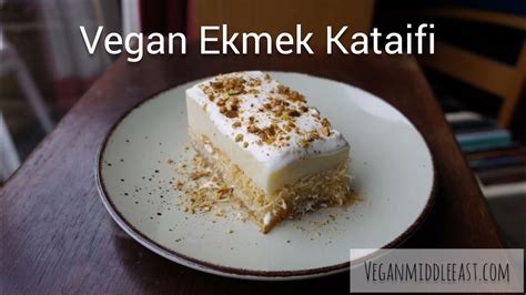 Vegan Ekmek Kataifi Greek Shredded Pastry Syrup Custard Cream Nuts And Cinnamon Youtube