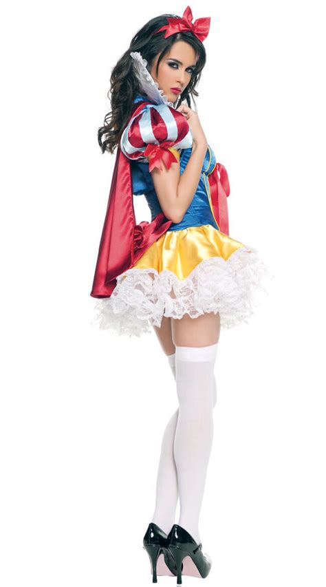 Sexy Snow White Princess Dress Complete Costume Set For Cosplay Halloween Party Ebay