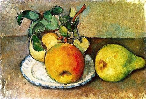 Still Life With Apples And A Pear Paul Cezanne 1888 1890 Cezanne