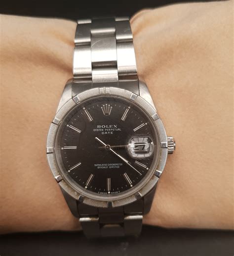 Rolex Oyster Perpetual Date Superlative Chronometer Officially