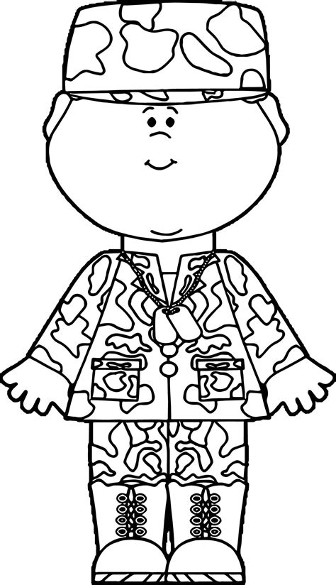 Army Man Coloring Pages Army Military
