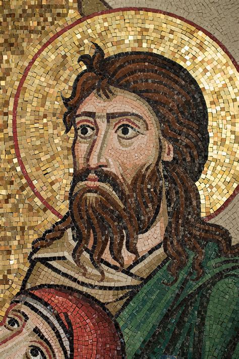 John The Baptist Resurrection Mosaic Aidan Hart Sacred Icons