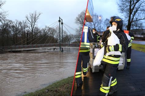 Hochwasser Vorstufe Eines Katastrophenalarms In Drei Landkreisen My