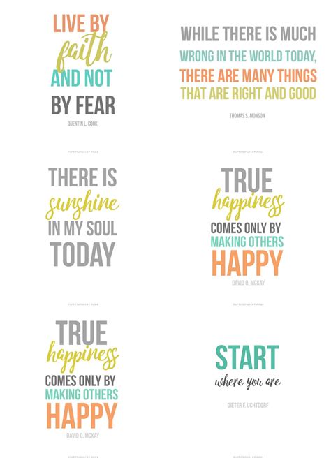 Inspirational Quotes Free Printables