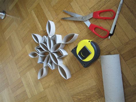 diy snowflakes made from toilet paper rolls toilet paper roll crafts paper roll crafts snow