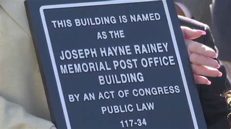 Congressman Tom Rice Renames Georgetown Post Office In Honor Of Late