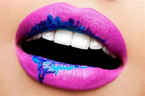 Seductive Colour Run Lips By Jayesh Pankhania Lip Art Lipstick Art
