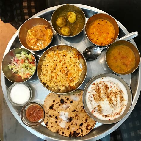 A Traditional Vegetarian Rajasthani Thali In Ballygunge Kolkata