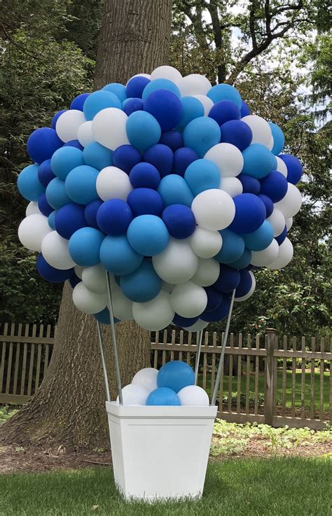hot air balloon organic balloon sculpture birthday decorations hot air balloon decorations