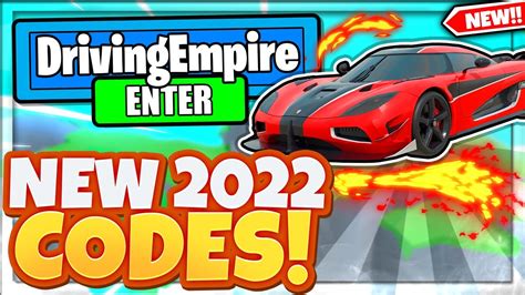 2022 All New Secret Free Cash Codes In Roblox Driving Empire Youtube