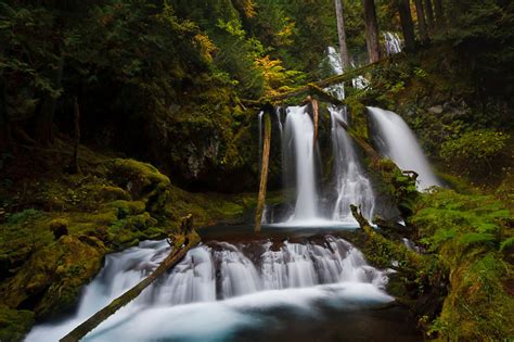 Panther Creek Falls Washington United States World Waterfall Database