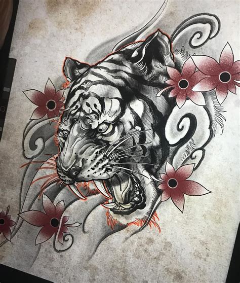 Fast Sketch Procreate Tiger Tattoo Tattoo Designs Tiger Tattoo Design