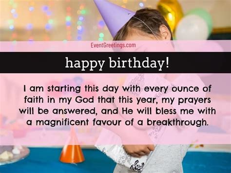 Birthday Prayers For Myself To Thank God Events Greetings