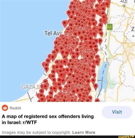 A Map Of Registered Sex Offenders Living In Israel Al Visit Images May