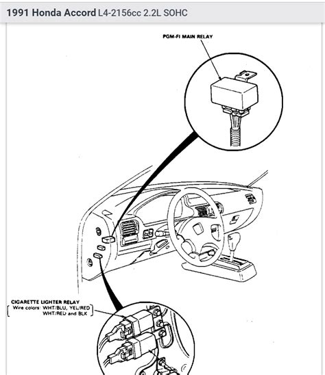 1994 96 honda accord main fuel pump relay fix duration. 94 Honda Accord Wiring Diagram Fuel Pump - Wiring Diagram Networks