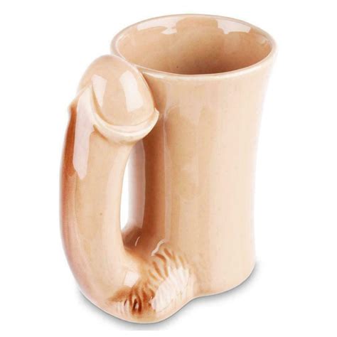 Novelty Penis Mug With Willy Shaped Handle Adult Funny T Secret Santa Ebay