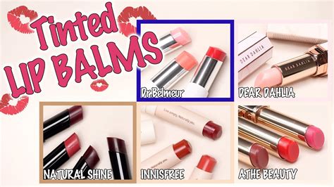 Tinted Lip Balms From Different Brands For Dry Lips Introduce