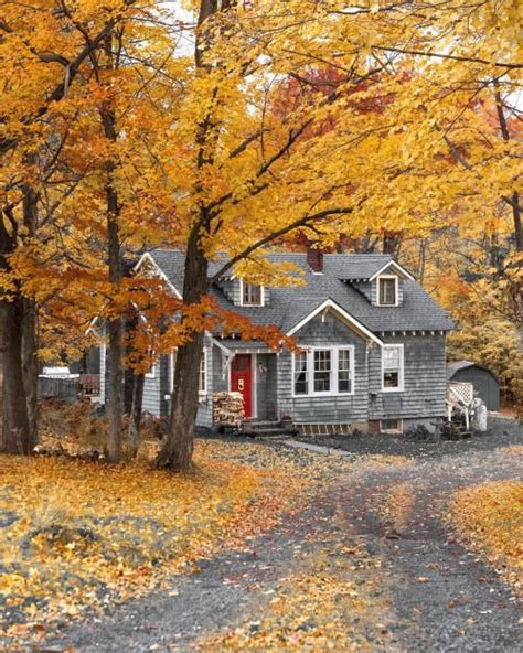 Autumncozy “🍂 By Mblockk ” Cute Cottage Autumn Cozy Rustic House
