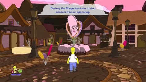 The Simpsons Game Xbox 360 ~ Level 1 The Land Of Chocolate
