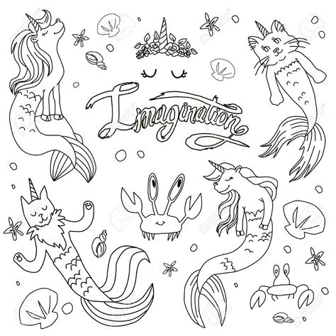 Unicorn Coloring Pages Mermaid Coloring Pages Cute Coloring Pages
