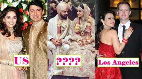 Bollywood Celebrities Who Chose To Get Married Outside India Bollywood Celebrities
