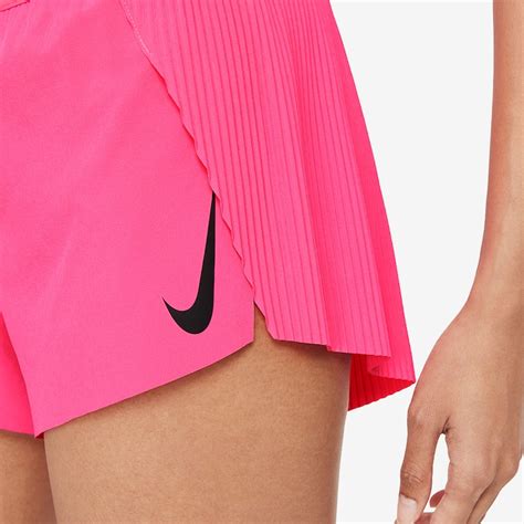 Nike Womens Dri Fit Aeroswift Short Hyper Pinkblack Womens Clothing