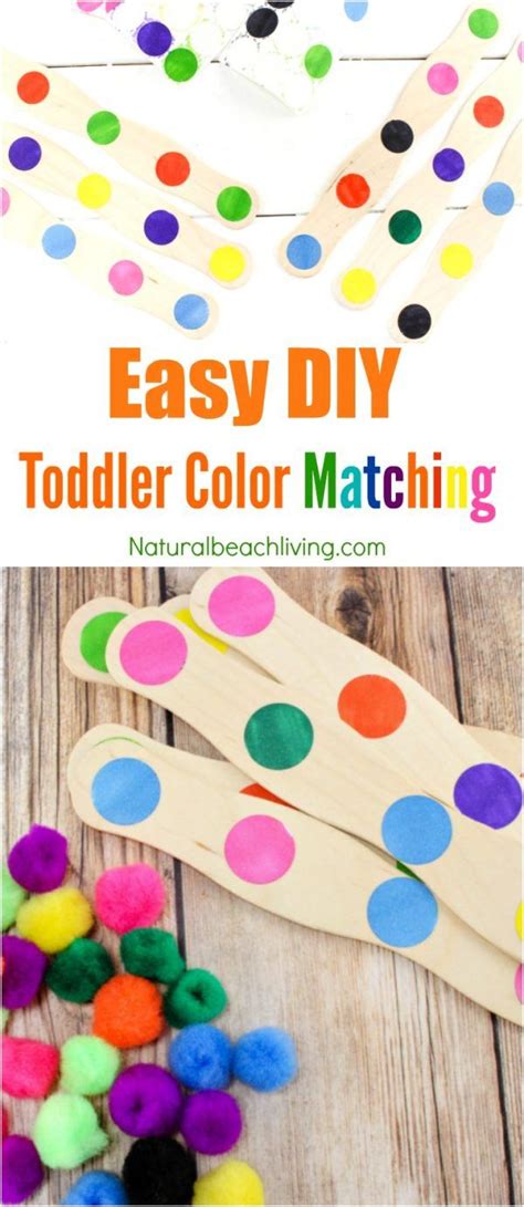 Easy To Make Diy Color Activity For Preschool And Toddlers Natural