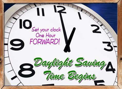 Set Clock One Hour Forward Daylight Savings Time Friends In Love
