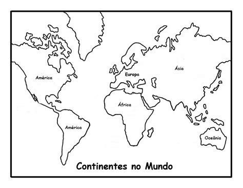 Mapa Continentes Para Imprimir Imagui
