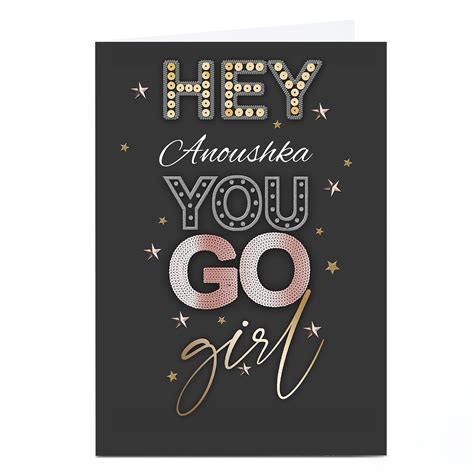 buy personalised rachel clynick card you go girl for gbp 2 29 card factory uk