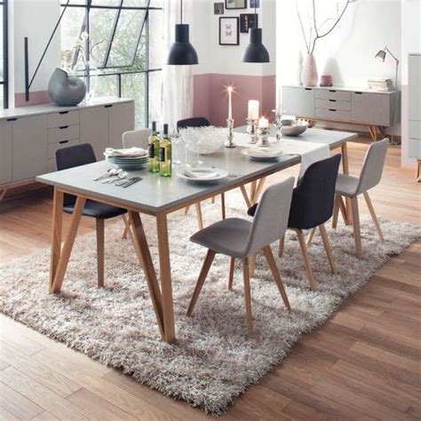Scandinavian Design Dining Table Cross 6960 Tenzo Ab Oak