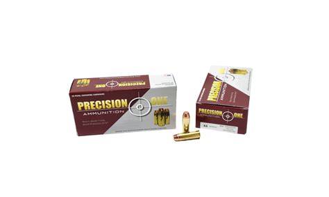 Precision One 44 Magnum 200 Grain Full Metal Jacket 50 Rounds Box