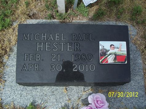 Michael Paul Hester 1980 2010 Find A Grave Photos