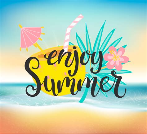 Enjoy Summer Beach Party 332768 Vector Art At Vecteezy