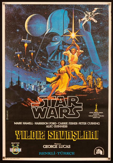 The Empire Strikes Back Vintage Turkish Movie Poster
