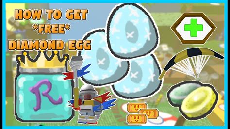 There is more than 20 eggs in bee swarm simulator and each egg has it own way to get it, you can refer to this list to get the full list here for. How to get a FREE DIAMOND EGG on Bee Swarm Simulator ...