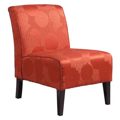 Red accent chair with ottoman cotentrewriter info. Lily Slipper Chair - Matelesse Burnt Orange | Oversized chair and ottoman, Orange accent chair ...