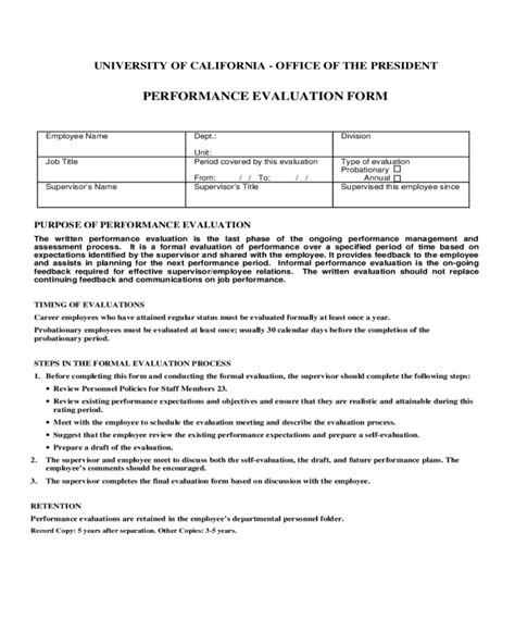 2023 Employee Evaluation Form Fillable Printable Pdf