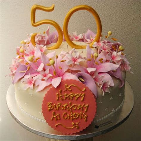Lots of different size and color combinations to choose from. 50th Birthday Cakes For Female Birthday Cake - Cake Ideas ...